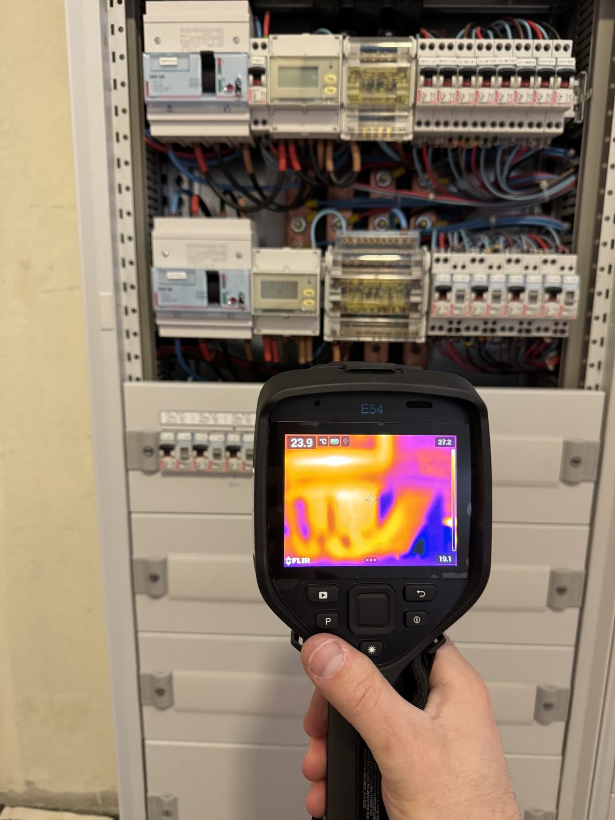 Relevé thermographique